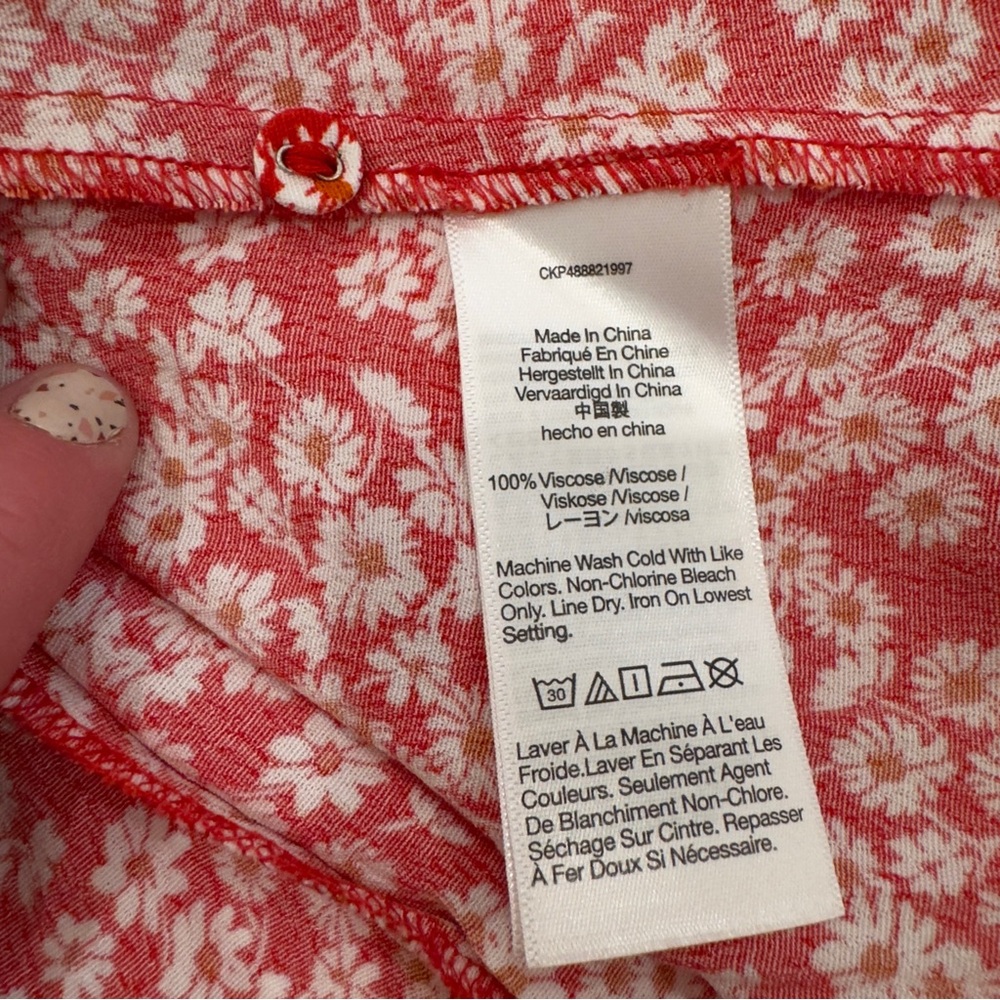 Madewell Flutter-Sleeve Mini Dress in Floral size 2 - Picture 7 of 11